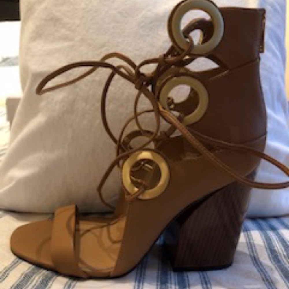 Calvin Klein Boho Heeled Sandals - Almost New